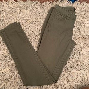 Wax jean olive Skinny jeans
